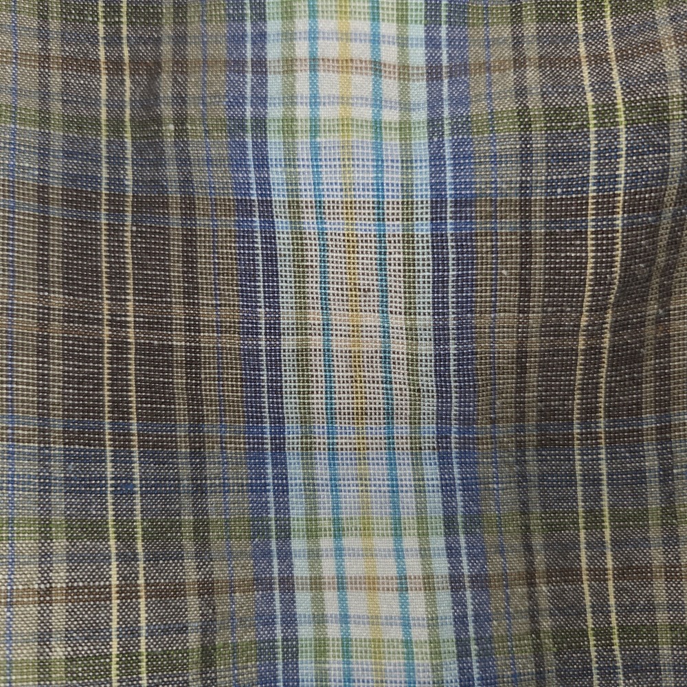 Tommy Bahama Linen Blend Shorts Men's 36 Plaid Chinos Breathable Preppy Casual - Picture 9 of 12